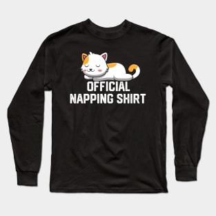 official napping shirt Long Sleeve T-Shirt